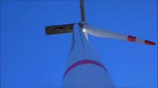 Windpark Drosa  2 x Vestas V150-5.6 MW EnVentus bei Sturmtief Ylenia  17.02.2022