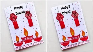 Diwali Card / How to make Diwali greeting card 2025 / Diwali card making handmade / pop up card