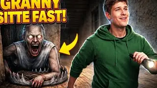 This granny glitch is crazy, makes u beat the game in a second #granny #gaming #glitch 