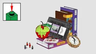 LEGO Disney 43227, Villain Icons - building instructions