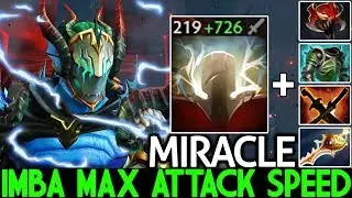 MIRACLE [Sven] Unreal Damage Max Attack Speed Crazy Gameplay 7.25 Dota 2