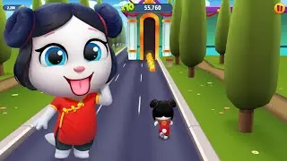 Talking Tom Gold Run Lucky Angela Runs in Water Park Full Screen New Update Android iOS Gameplay