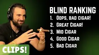 Blind Ranking Cigars! How'd we do? #podcast #funny #games