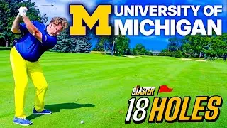 Exploring University of Michigan's Pristine Fairways! | 18 Holes with Jimmy Hanlin