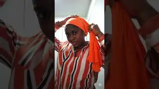 The simplest scarf style every girlie should know how to tie.#headwrap #tutorial #scarfhacks #turban
