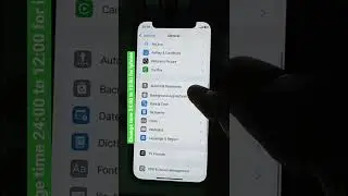 iphone time setting [iphone settings] #tech #viral #shorts