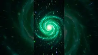 Green Galaxy | Fall Asleep #sleep #sleepsounds #stressrelief #relaxingmusic #universe #space#planet