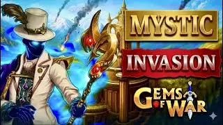 GEMS OF WAR - Amazing Mystic Tower Invasion Event Teams - Mydnight Underspire - Wave Watching Event!