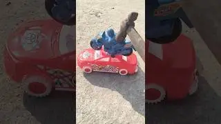 RC most welcome Big size red car and bike hemmer toy testing video