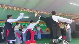 losar festival celebration  2023 tibetan new year.... ||lachung|| Gorshey  tibetan dance