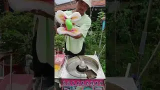 Bring you a cotton candy flower #shorts #cottoncandy #candyfloss #fairyfloss