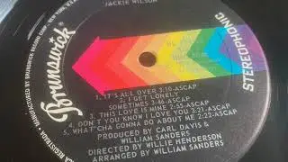 Jackie Wilson, 'I Get Lonely Sometimes'