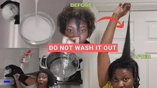 DIY Milky Leave-In Conditioner for Hair Growth & Deep Moisture