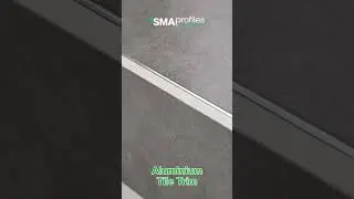 Aluminium tile trim.