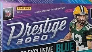 2020 PRESTIGE FOOTBALL (by PANINI) VALUE PACK REVIEW
