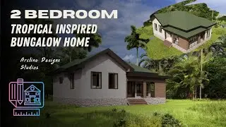 Cozy Tropical Bungalow Tour | Modern 2-Bedroom Small House Layout