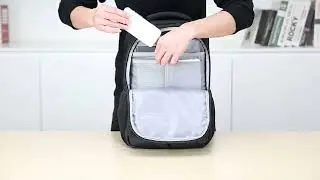 Bange 1807 Laptop Backpack with USB Port and Anti-Theft Padded Compartment for 15.6 Inch Laptop