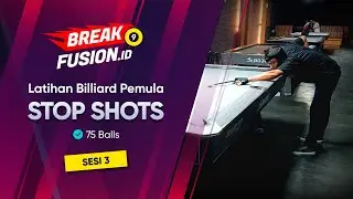 Latihan Billiard Pemula | Latihan STOP BALL