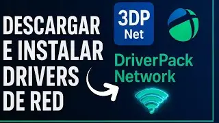Como Descargar e Instalar Drivers de Red en PC Windows con 3DP Net y DriverPack Network 🌐 F&Aacute;CIL 🌐