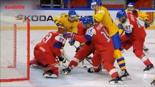 Game highlights: Sweden - Czech republic 3-2 goals IIHF 2018 Ruotsi - Tsekki | RonttiFIN-Sports