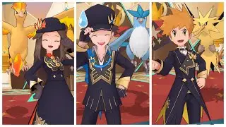 Pokemon Masters EX: Kanto Trio Arguing Who Has The Best Legendary (Three Trainers Three Minds)