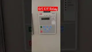 Over Current Earth Fault Relay System in HT Panel #youtubeshorts #viralshorts #shorts