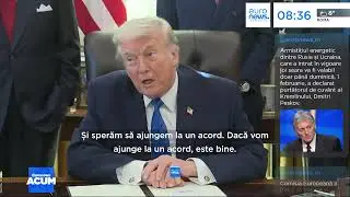 Iran dorește acord cu SUA, spune Trump care a dat Teheranului un termen pentru a încheia înțelegerea