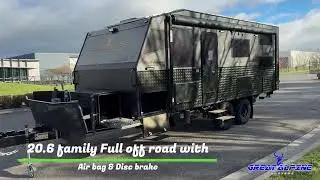 ''Great Alpine brand-new Air Bag Suspension Caravans''