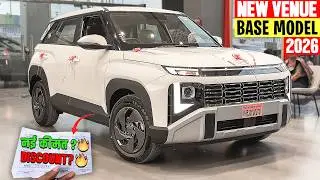 😮मात्र ₹7.90 लाख में Base Model - New Hyundai Venue  Hx2 Base - 🔥नई ऑन रोड कीमत के साथ