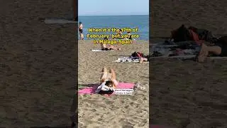 I didn&rsquo;t expect this winter in Malaga, Spain😳 Cultural shocks in the new video⬇️