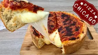CÓMO HACER PIZZA ESTILO CHICAGO | DEEP DISH PIZZA | POSTRES CON IXCHEL