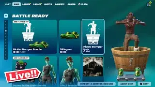 🔴 *NEW* FORTNITE PICKLE STOMPER EMOTE UPDATE! ITEM SHOP TODAY! (Chapter 7 LIVE)