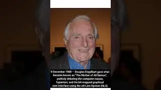 Douglas Engelbart #computermouse #hypertext #on-linesystem #douglasengelbart