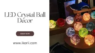LED Crystal Ball Decor