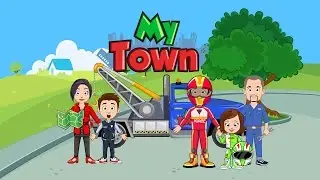 My Town Ремонтируем машины Игра про машинки Новая серия My Town Car wash KIDS CHILDREN