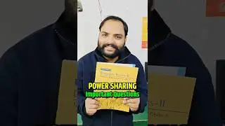 Class 10 SST Power Sharing Guaranteed Qs in Board Exam 2026 #shorts #class10 #class10sst #esaral