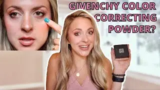 GIVENCHY *COLOR CORRECTING* SETTING POWDER REVIEW & WEAR TEST| Does It Help Dark Circles? Worth $58?