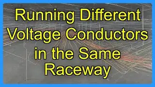 Running Different Voltage Conductors in the Same Raceway
