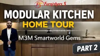 Luxury Modular Kitchen Walkthrough | Smartworld Gems Gurgaon | Modern Kitchen Design Tour