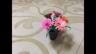 Quilling Miniature Flower Pot || Quilling paper flower || 5min craft || DIY craft || Hand craft