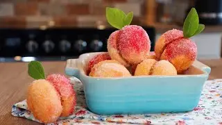 Geb&auml;ck Pfirsiche - cremig gef&uuml;llt und lecker / Peaches with Cream