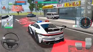 Porsche 911 GT3 Police Supercar Chase 🚓 | Police Simulator Car Patrol | Shanghai Streets Gameplay