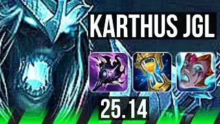KARTHUS vs ZED (JGL) | 65% winrate | KR Master | 25.14