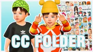 TODDLER HAT CC FOLDER🐻 Sims 4 Toddler Accessories CC Folder FREE DOWNLOAD (MODS)