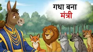Donkey Becomes Minister | Gadha Banaa Mantri | Animal Story | Hindi Kahaniya |
