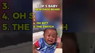 Dads shave off their beard and their babies reactions #funny #whatssofunny #baby #dad #babylaugh