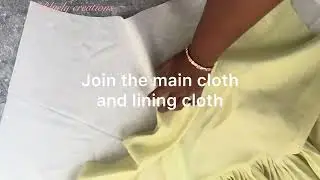 Maxi dress cutting & stitching. #circleskirt #skirttutorial #stitching #sewingtutorial #sewing #diy
