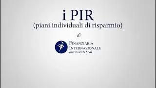 Finint lancia il suo primo PIR