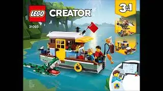 LEGO Instructions | Creator 3in1 | 31093 | Riverside Houseboat | All 3 books