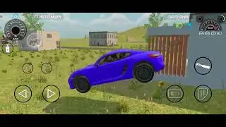 Blue 💙 🚗 drive stunt or flip jump